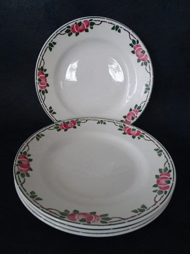 Assiettes amandinoise rare - assiettes,