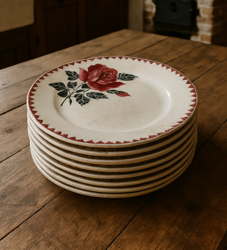 Rare lot 10 assiettes - 10,