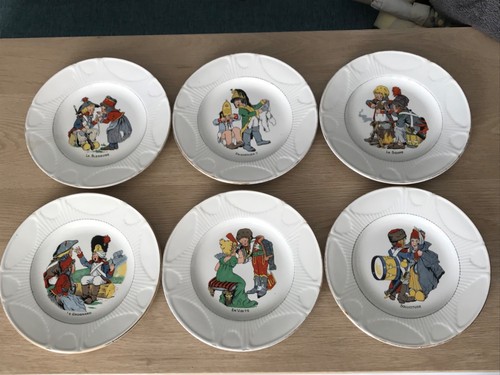 Lot assiettes parlantes - de,