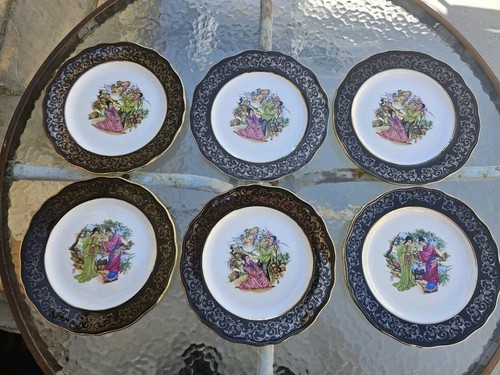 Lot six assiettes - lot, de
