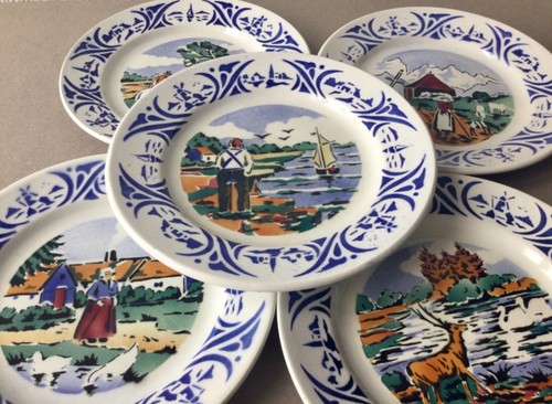 Assiettes désert - à,