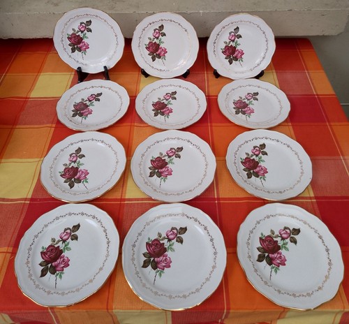 Assiettes dessert - 12,