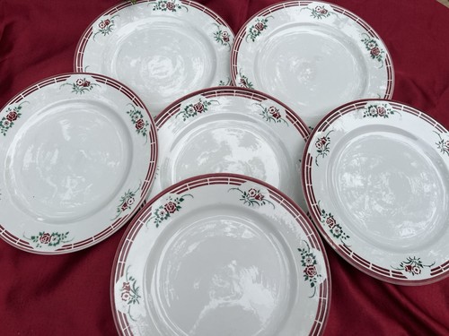 Assiettes plates anciennes - 6,